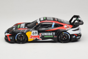 Porsche 911 GT3 Cup 992 #69 K. Rovanpera Zolder GP 2024 IXO 1:18 18RMC226 Metal - imaginea 3 din 6