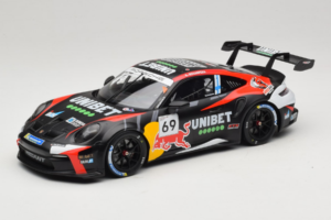 Porsche 911 GT3 Cup 992 #69 K. Rovanpera Zolder GP 2024 IXO 1:18 18RMC226 Metal