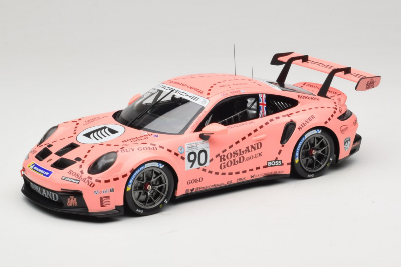 Porsche 911 GT3 Cup 992 #90 J. Malin Brands Hatch 2023 IXO 1:18 18RMC225 Metal