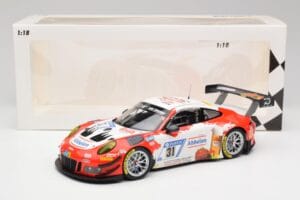 Porsche 911 GT3 R #31 Frikadelli Racing N. Siedler / M. Seefried 24 Hours Nürburgring 2018 Minichamps 1:18 153186931 Metal - imaginea 6 din 6