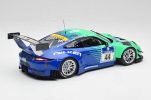 Porsche 911 GT3 R #44 Falken Motorsport W. Henzler / P. Dumbreck NBR 2016 Minichamps 1:18 155166044 Metal - imaginea 2 din 6