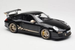 Porsche 911 997 GT3 RS Negru Norev 1:18 187563 Metal - imaginea 6 din 8