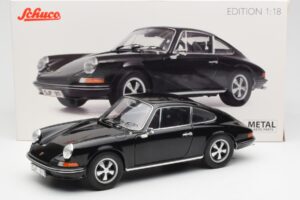 Porsche 911 S Negru Schuco 1:18 450047200 Metal - imaginea 8 din 8