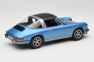 Porsche 911 S Targa Blue Metallic Norev 1:18 187646 Metal - imaginea 3 din 8