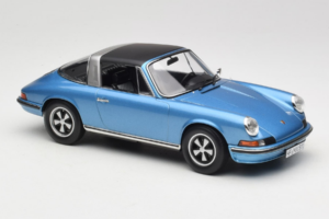 Porsche 911 S Targa Blue Metallic Norev 1:18 187646 Metal - imaginea 5 din 8