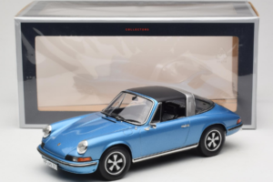 Porsche 911 S Targa Blue Metallic Norev 1:18 187646 Metal - imaginea 8 din 8