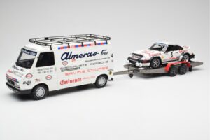 Porsche 911 SC Group 4 Citroen C35 Assistance Rally Portugal 1981 Otto 1:18 OT374 Rășină - imaginea 7 din 8