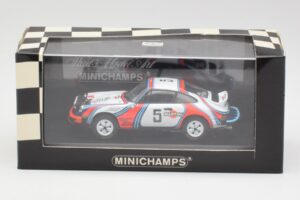 Porsche 911 SC #5 Martini B. Waldegaard / H. Thorszelius Safari Rally 1978 Minichamps 1:43 400786205 Metal - imaginea 4 din 4
