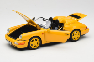 Porsche 911 964 Speedster Speed Yellow Norev 1:18 187130 Metal - imaginea 2 din 8