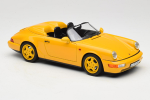 Porsche 911 964 Speedster Speed Yellow Norev 1:18 187130 Metal - imaginea 6 din 8