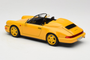 Porsche 911 964 Speedster Speed Yellow Norev 1:18 187130 Metal - imaginea 7 din 8