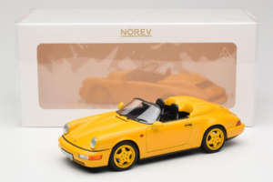 Porsche 911 964 Speedster Speed Yellow Norev 1:18 187130 Metal - imaginea 8 din 8