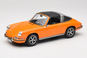 Porsche 911 T Targa Portocaliu Norev 1:18 187220 Metal - imaginea 2 din 8