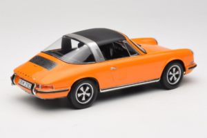 Porsche 911 T Targa Portocaliu Norev 1:18 187220 Metal - imaginea 3 din 8