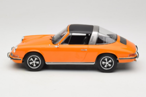 Porsche 911 T Targa Portocaliu Norev 1:18 187220 Metal - imaginea 4 din 8
