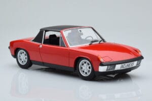 Porsche 914 1.7 Bahia Roșu Norev 1:18 187690 Metal - imaginea 4 din 7