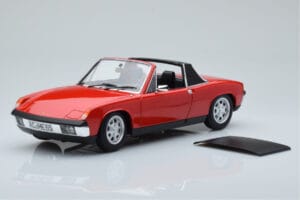 Porsche 914 1.7 Bahia Roșu Norev 1:18 187690 Metal - imaginea 6 din 7
