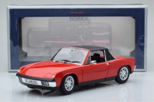 Porsche 914 1.7 Bahia Roșu Norev 1:18 187690 Metal - imaginea 7 din 7