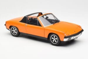Porsche 914/6 Targa Portocaliu AUTOart 1:18 77932 Metal - imaginea 6 din 8