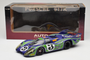 Porsche 917 LH #3 Hippie 2nd Place 24 Hours of Le Mans 1970 AUTOart 1:18 87075-R1 Metal - imaginea 8 din 8