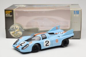 Porsche 917K #2 Gulf P. Rodriguez / J. Oliver 1000km Monza Winner 1971 Eagles Race 1:18 903008 Metal - imaginea 6 din 6