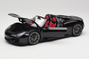 Porsche 918 Spyder Bazalt Negru Metalizat Minichamps 1:18 110062431 Metal - imaginea 2 din 8