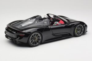 Porsche 918 Spyder Bazalt Negru Metalizat Minichamps 1:18 110062431 Metal - imaginea 3 din 8