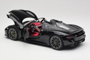 Porsche 918 Spyder Bazalt Negru Metalizat Minichamps 1:18 110062431 Metal - imaginea 5 din 8