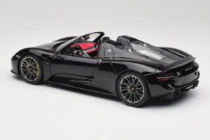 Porsche 918 Spyder Bazalt Negru Metalizat Minichamps 1:18 110062431 Metal - imaginea 7 din 8