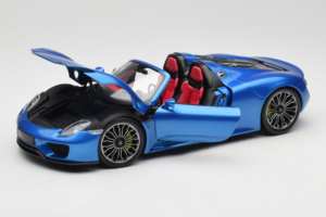 Porsche 918 Spyder Blue Metallic Minichamps 1:18 110062432 Metal - imaginea 2 din 8