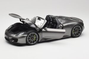 Porsche 918 Spyder Liquid Metal Argintiu Minichamps 1:18 110062430 Metal - imaginea 2 din 8