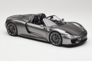 Porsche 918 Spyder Liquid Metal Argintiu Minichamps 1:18 110062430 Metal - imaginea 6 din 8