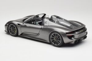 Porsche 918 Spyder Liquid Metal Argintiu Minichamps 1:18 110062430 Metal - imaginea 7 din 8