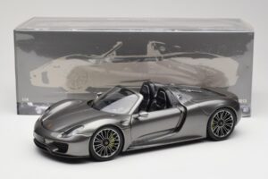 Porsche 918 Spyder Liquid Metal Argintiu Minichamps 1:18 110062430 Metal - imaginea 8 din 8