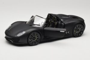 Porsche 918 Spyder Matte Black Minichamps 1:18 110060031 Metal - imaginea 2 din 8