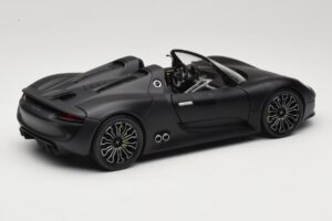Porsche 918 Spyder Matte Black Minichamps 1:18 110060031 Metal - imaginea 3 din 8