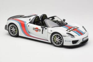 Porsche 918 Spyder Weissach Package Martini Minichamps 1:18 110062440 Metal - imaginea 6 din 8
