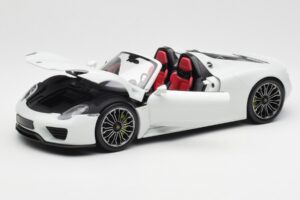 Porsche 918 Spyder Alb Minichamps 1:18 110062436 Metal - imaginea 2 din 8