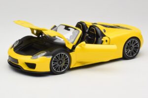 Porsche 918 Spyder Galben Minichamps 1:18 110062434 Metal - imaginea 2 din 8