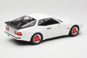 Porsche 924 Carrera GT Alb & Jante Roșii MCG 1:18 MCG18303 Metal - imaginea 2 din 6