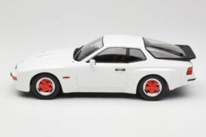 Porsche 924 Carrera GT Alb & Jante Roșii MCG 1:18 MCG18303 Metal - imaginea 3 din 6