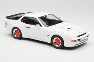 Porsche 924 Carrera GT Alb & Jante Roșii MCG 1:18 MCG18303 Metal - imaginea 4 din 6