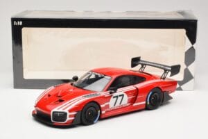 Porsche 935/19 Roșu cu Dungi Albe Minichamps 1:18 155067577 Metal - imaginea 6 din 6