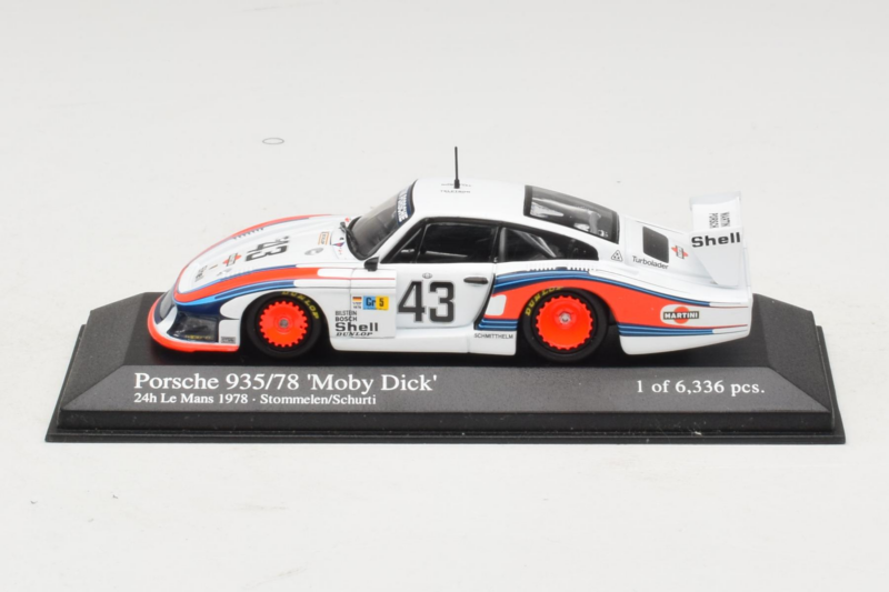 Porsche 935/78 Moby Dick #43 R. Stommelen / M. Schurti 24 Hours of Le Mans 1978 Minichamps 1:43 Porsche 935/78 Moby Dick #43 R. Stommelen / M. Schurti 24 Hours of Le Mans 1978 Minichamps 1:43 430786743 Metal