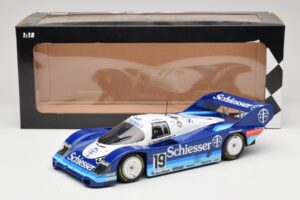 Porsche 956K Group C #19 Brun Motorsport Schiesser S. Bellof / T. Boutsen 1000km Hockenheim 1985 Minichamps 1:18 155856619 Me - imaginea 6 din 6