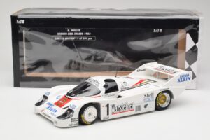 Porsche 956K #1 B. Wollek Joest Racing Zolder 1983 Winner Minichamps 1:18 153836601 Metal - imaginea 6 din 6