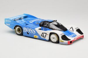 Porsche 956L #47 Hugo Boss V. Merl / H. Grohs / A. Plankenhorn 24 Hours of Le Mans 1984 Minichamps 1:18 183846947 Metal - imaginea 6 din 8