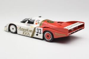 Porsche 956L #33 D. Hobbs / G. Gartner / J. Edwards 24 Hours of Le Mans 1985 Minichamps 1:18 183856933 Metal - imaginea 7 din 8