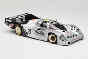 Porsche 956L #21 Rollei A. de Cadenet / C. Ballot-Lena 24 Hours of Le Mans 1984 Minichamps 1:18 183846921 Metal - imaginea 6 din 8