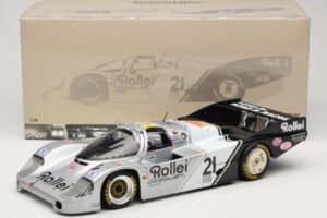 Porsche 956L #21 Rollei A. de Cadenet / C. Ballot-Lena 24 Hours of Le Mans 1984 Minichamps 1:18 183846921 Metal - imaginea 8 din 8